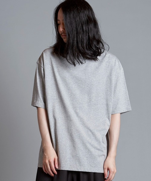 NO ID.(ノーアイディ)の「【NO ID.】5.6oz Big Silhouette Crew Neck T-shirt / 5.6オンス ビッグ シルエット クルー ネック Tシャツ(Tシャツ/カットソー・メンズ・ブラック/ネイビー/ホワイト/グレー・ONE SIZE)」の17枚目の写真