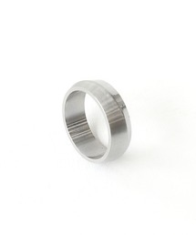 minsobi | ユニセックス 斜めカットリング(リング)