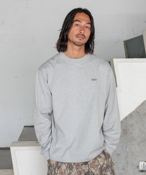 【HEREIAM MEN】吸水速乾/ワッペンロゴロングスリーブ（Tシャツ/カットソー）｜HEREIAM（ヘレイアム）