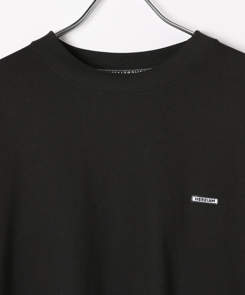 HEREIAM(ヘレイアム)の「【HEREIAM MEN】吸水速乾/ワッペンロゴロングスリーブ(Tシャツ/カットソー・メンズ・ブラック/杢グレー/オフホワイト・LARGE/MEDIUM)」の5枚目の写真