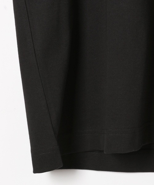 HEREIAM(ヘレイアム)の「【HEREIAM MEN】吸水速乾/ワッペンロゴロングスリーブ(Tシャツ/カットソー・メンズ・ブラック/杢グレー/オフホワイト・LARGE/MEDIUM)」の8枚目の写真
