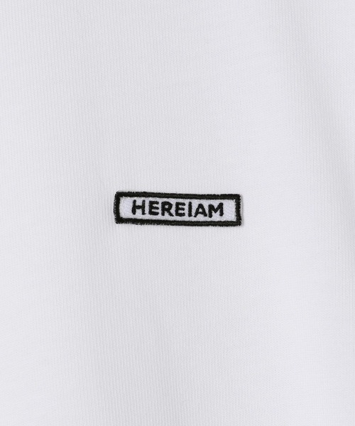 HEREIAM(ヘレイアム)の「【HEREIAM MEN】吸水速乾/ワッペンロゴロングスリーブ(Tシャツ/カットソー・メンズ・ブラック/杢グレー/オフホワイト・LARGE/MEDIUM)」の10枚目の写真