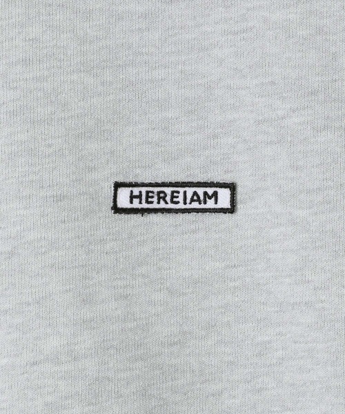 HEREIAM(ヘレイアム)の「【HEREIAM MEN】吸水速乾/ワッペンロゴロングスリーブ(Tシャツ/カットソー・メンズ・ブラック/杢グレー/オフホワイト・LARGE/MEDIUM)」の11枚目の写真