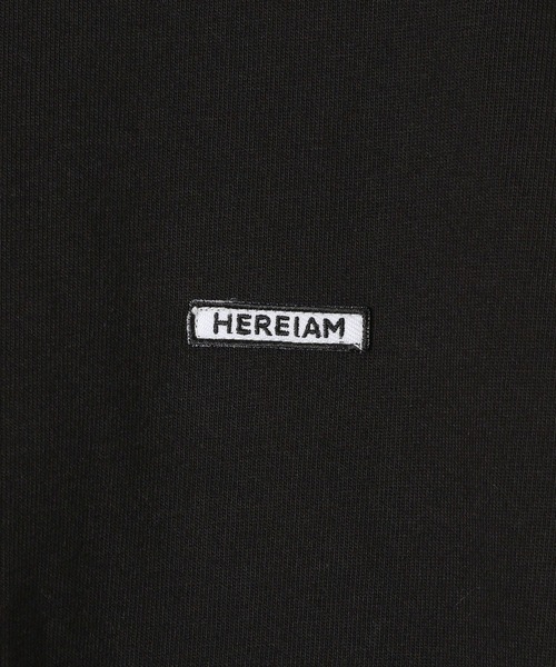 HEREIAM(ヘレイアム)の「【HEREIAM MEN】吸水速乾/ワッペンロゴロングスリーブ(Tシャツ/カットソー・メンズ・ブラック/杢グレー/オフホワイト・LARGE/MEDIUM)」の12枚目の写真