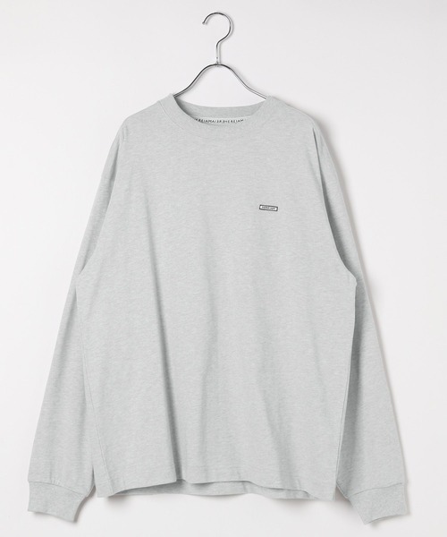 HEREIAM(ヘレイアム)の「【HEREIAM MEN】吸水速乾/ワッペンロゴロングスリーブ(Tシャツ/カットソー・メンズ・ブラック/杢グレー/オフホワイト・LARGE/MEDIUM)」の21枚目の写真