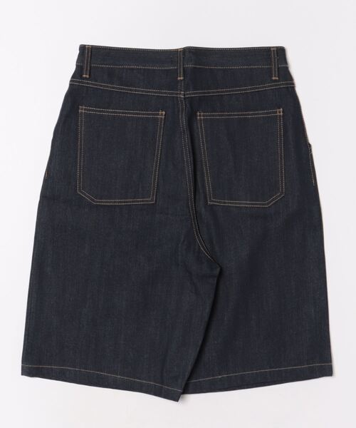 Bargiee(バージー)の「デニム ハーフパンツ(デニムパンツ・メンズ・インディゴブルー/ブラック・MEDIUM/LARGE)」の3枚目の写真