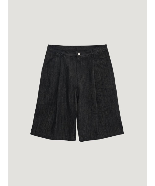 Bargiee(バージー)の「デニム ハーフパンツ(デニムパンツ・メンズ・インディゴブルー/ブラック・MEDIUM/LARGE)」の19枚目の写真