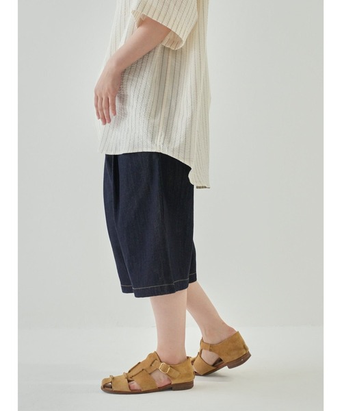 Bargiee(バージー)の「デニム ハーフパンツ(デニムパンツ・メンズ・インディゴブルー/ブラック・MEDIUM/LARGE)」の17枚目の写真