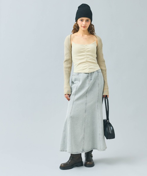 coca(coca)(コカ)の「【WEB限定セール】マーメイドデニムスカート(デニムスカート・レディース・ライトブルー/ブルー・S/M/L)」の15枚目の写真