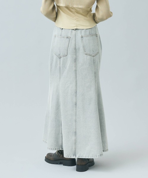 coca(coca)(コカ)の「【WEB限定セール】マーメイドデニムスカート(デニムスカート・レディース・ライトブルー/ブルー・S/M/L)」の11枚目の写真