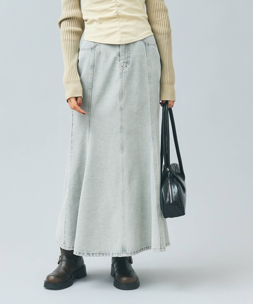 coca(coca)(コカ)の「【WEB限定セール】マーメイドデニムスカート(デニムスカート・レディース・ライトブルー/ブルー・S/M/L)」の14枚目の写真