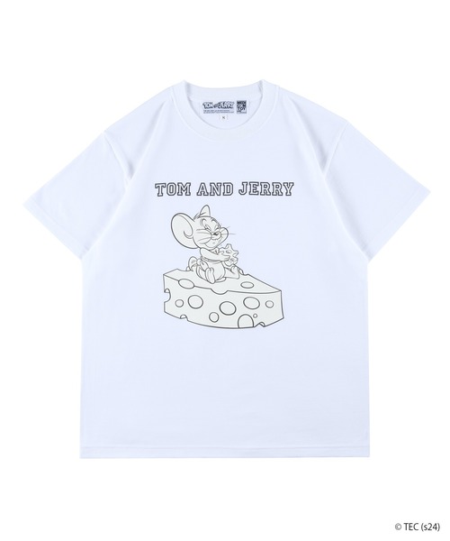 公式】トムとジェリー MLE＜TOM and JERRY＞ Tシャツ タフィーとチーズ