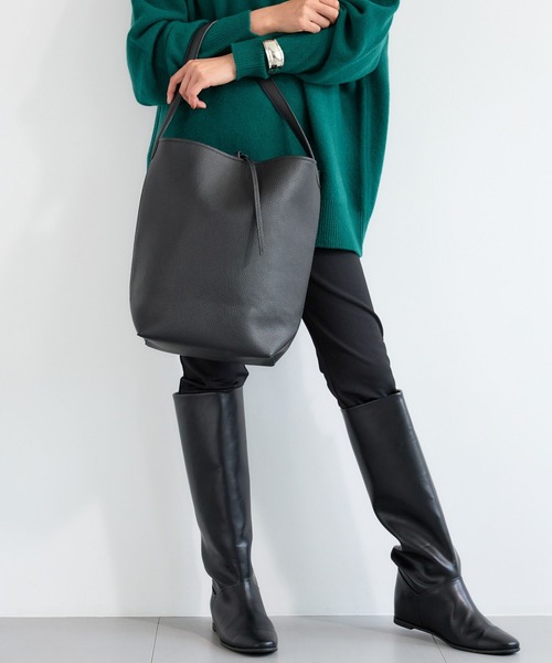 VELETTO（ベレット）の「BARNYARDSTORM / VELETTO(ヴェレット) / スクエアトート（トートバッグ・レディース・ブラック/モカ・FREE）」の10枚目の写真