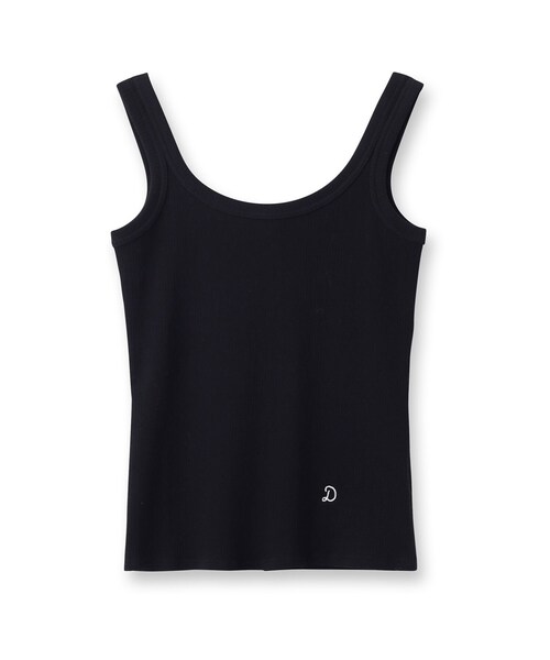 DRESSTERIOR（ドレステリア）の「【洗える／インナーやメインにも大活躍】ランダムテレコタンクトップ（タンクトップ・レディース・ブラック/オフホワイト・38/36）」の19枚目の写真
