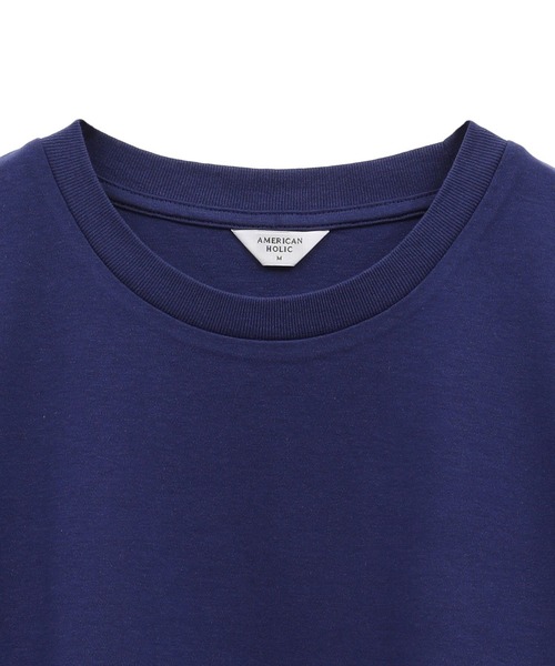 AMERICAN HOLIC(アメリカンホリック)の「袖ボリュームカットプルオーバー(Tシャツ/カットソー・レディース・オフホワイト/ブルー/チャコールグレー・M/L)」の9枚目の写真