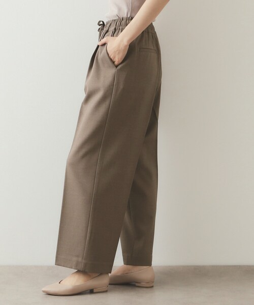 OPAQUE.CLIP（オペークドットクリップ）の「◆ストレッチ美脚イージーワイドパンツ【洗濯機洗い可】（その他パンツ・レディース・チャコールグレー/ブラック/ブラウン系・42/36/34/38/40）」の17枚目の写真