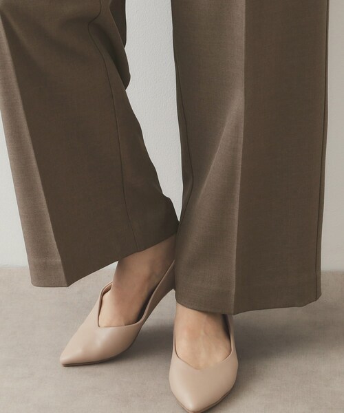 OPAQUE.CLIP（オペークドットクリップ）の「◆ストレッチ美脚イージーワイドパンツ【洗濯機洗い可】（その他パンツ・レディース・チャコールグレー/ブラック/ブラウン系・42/36/34/38/40）」の21枚目の写真