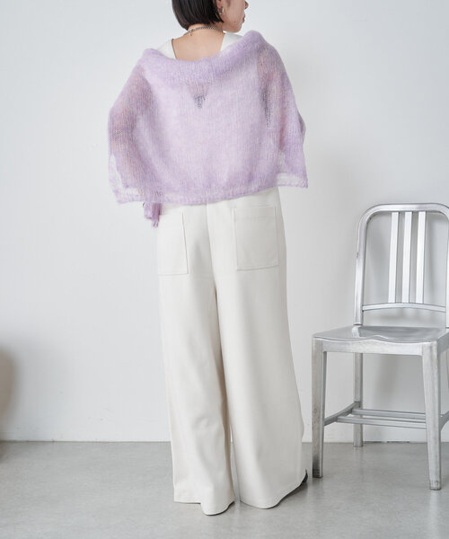 Jena espace merveilleux(ジェナ エスパスメルヴェイユ)の「ウールライクオールインワン(ワンピース・レディース・アイボリー/ブラック・FREE)」の7枚目の写真