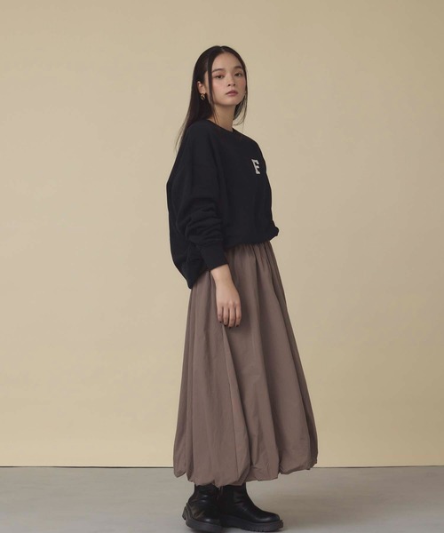 fifth（フィフス）の「バルーンスカート（スカート・レディース・ベージュ/ブラック・M）」の6枚目の写真