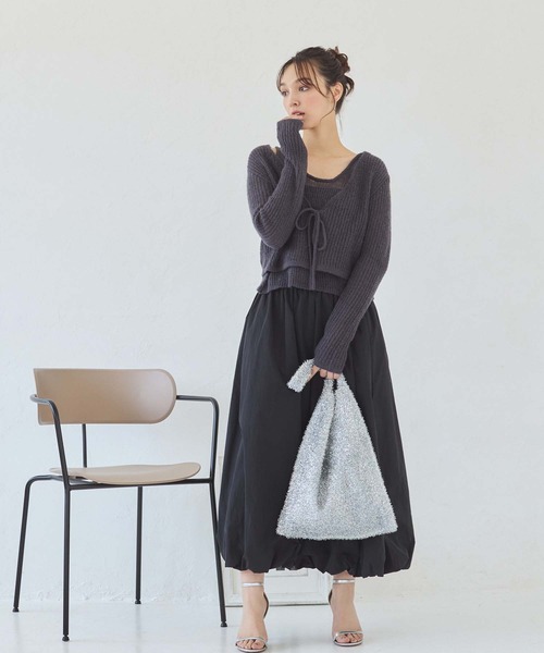 fifth（フィフス）の「バルーンスカート（スカート・レディース・ベージュ/ブラック・M）」の8枚目の写真