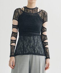 AKIKOAOKI（アキコアオキ）の「別注quail eggシアートップス（T