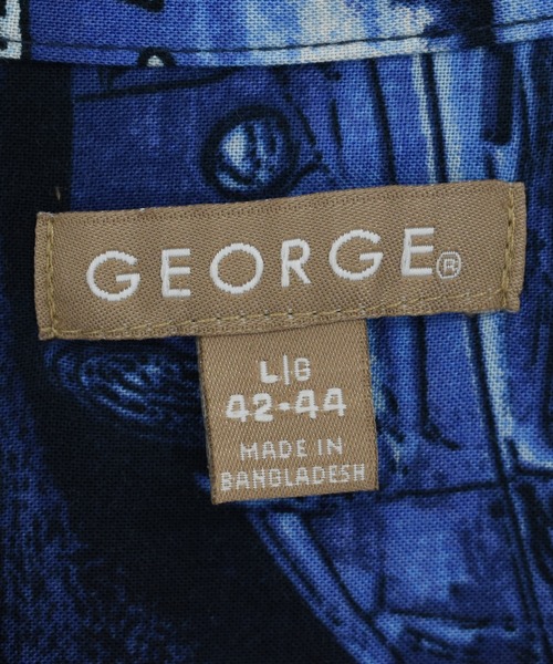 VINTAGE（ヴィンテージ）の「【ヴィンテージ古着】GEORGE Classic Wave Rider 総柄 ショートスリーブシャツ（シャツ/ブラウス・メンズ・パープル・LARGE）」の5枚目の写真