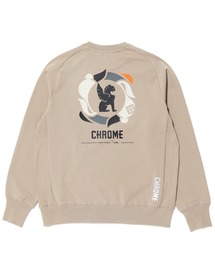CHROME（クローム）の「CHROME/クローム クルースウェット/トレーナー オーバーサイズ ストレッチ JP252BK（スウェット）」