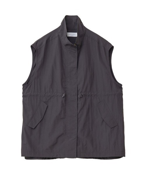 Green　Parks（グリーンパークス）の「ドロストスタンドライトベスト（ベスト・レディース・グレイッシュベージュ/ピンクベージュ/チャコールグレー・FREE）」の2枚目の写真