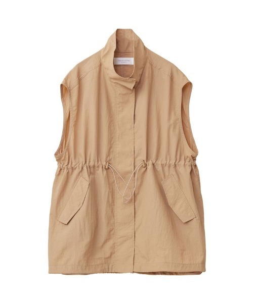 Green　Parks（グリーンパークス）の「ドロストスタンドライトベスト（ベスト・レディース・グレイッシュベージュ/ピンクベージュ/チャコールグレー・FREE）」の22枚目の写真