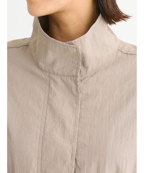 Green　Parks（グリーンパークス）の「ドロストスタンドライトベスト（ベスト・レディース・グレイッシュベージュ/ピンクベージュ/チャコールグレー・FREE）」の10枚目の写真