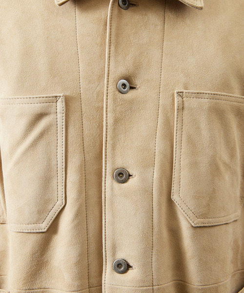 SLOW スロウ / sheep leather coverall シープスキン