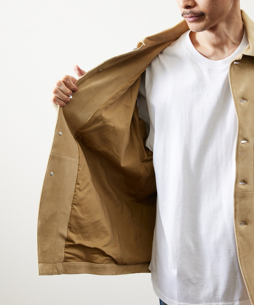 COOTIE/LEATHER COVERALL - THUMBING ONLOINE STORE - COOTIE