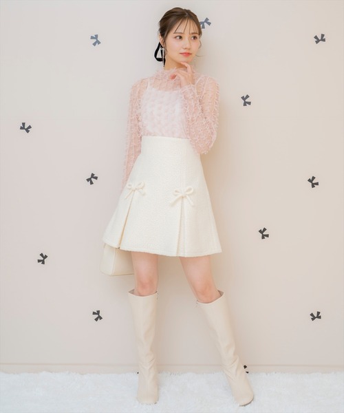 セール】ボックスタックボアミニスカート（スカート