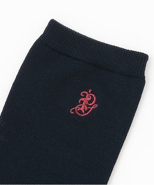 pom ponette junior（ポンポネットジュニア）の「＊ワンポイント刺しゅうハイソックス（ソックス/靴下・キッズ・ダークブルー/エメラルド/ライトブルー/エンジ・FREE）」の7枚目の写真