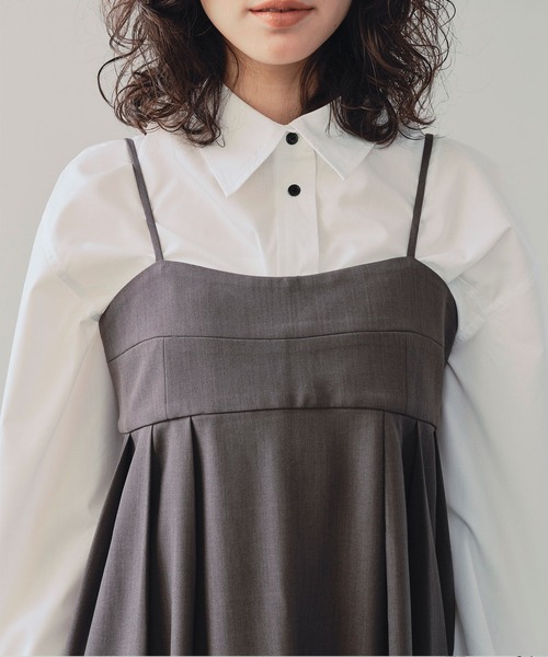 セール】ロングスリーブクロップドポケットシャツ（シャツ/ブラウス