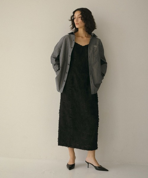 N WITH.（エヌウィズ）の「フェザーキャミワンピース（ワンピース・レディース・アイボリー/ブラック・S/M）」の18枚目の写真