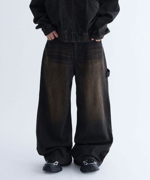 EPNK】Overdye carpenter denim pants / オーバーダイ