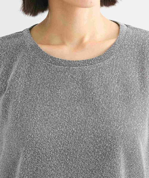 Green　Parks（グリーンパークス）の「袖チュールドッキングラメプルオーバー（その他トップス・レディース・グレー/ブラック/ピンク・FREE）」の11枚目の写真