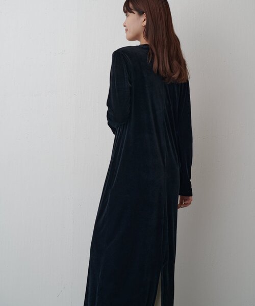 Lui's（ルイス）の「ベロアカットワンピース（ワンピース・レディース・ベージュ/ブラック/グレー・FREE）」の21枚目の写真
