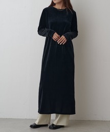 ベロアカットワンピース