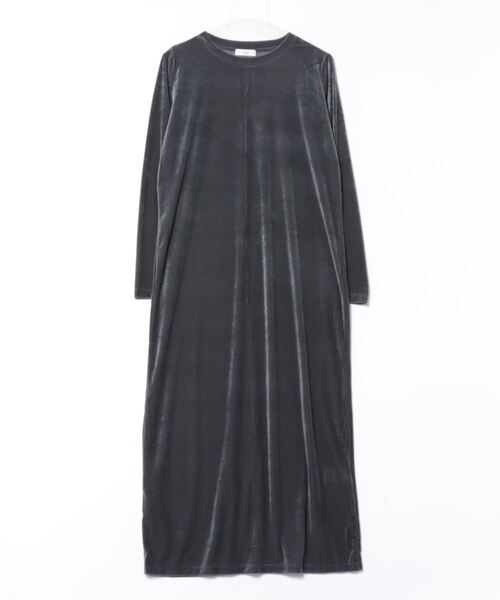 Lui's（ルイス）の「ベロアカットワンピース（ワンピース・レディース・ベージュ/ブラック/グレー・FREE）」の6枚目の写真