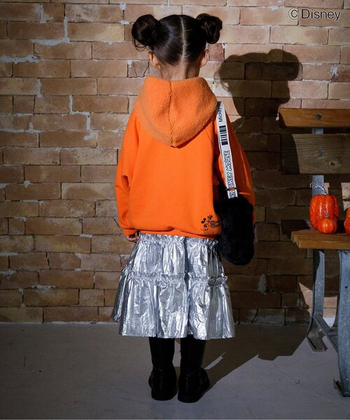 BREEZE（ブリーズ）の「【WEB限定】ティアードフリルスカート（スカート・キッズ・シルバー・100/110/120/130/140）」の3枚目の写真