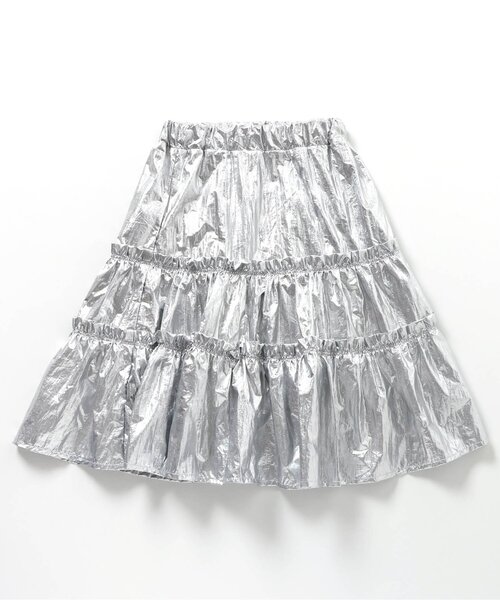 BREEZE（ブリーズ）の「【WEB限定】ティアードフリルスカート（スカート・キッズ・シルバー・100/110/120/130/140）」の7枚目の写真
