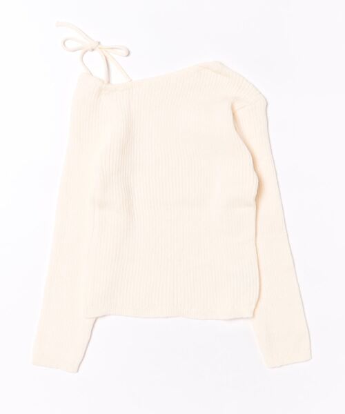 Sibra ニット セーター オフショルダーニットトップス