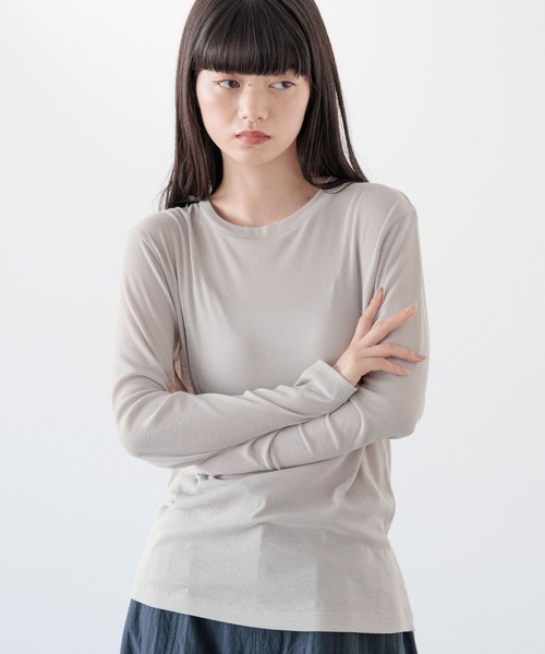 tシャツ シアーテレコＴ／ロングスリーブ　 242273 レディース tシャツ シアーテレコT／ロングスリーブ 242273 レディース