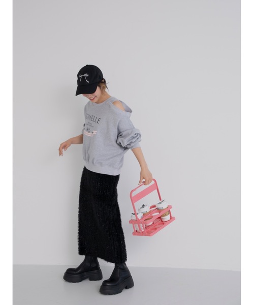 Jumelle ジュメロ　スウェット　 5点セット one shoulder sweat（スウェット）｜jumelle（ジュメロ）の