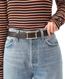 AP STUDIO | 【ATELIER AMBOISE/アトリエ アンボワーズ】plate buckle belt (Gold)(ベルト)