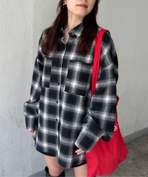 EPIMI E'PIMMY | オンブレチェックビッグシャツ(シャツ/ブラウス)