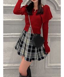 RESEXXY | ビックカラーZIPニットトップス(ニット/セーター)