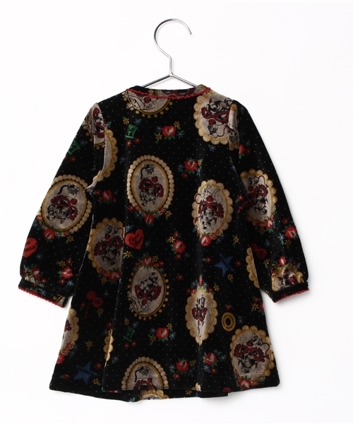 HYSTERIC MINI（ヒステリックミニ）の「Once upon a time RETROS STORY 総柄 ワンピース&ブルマ SET（ワンピース・キッズ・ブラック系その他/グリーン系その他/パープル系その他・LARGE/MEDIUM）」の10枚目の写真